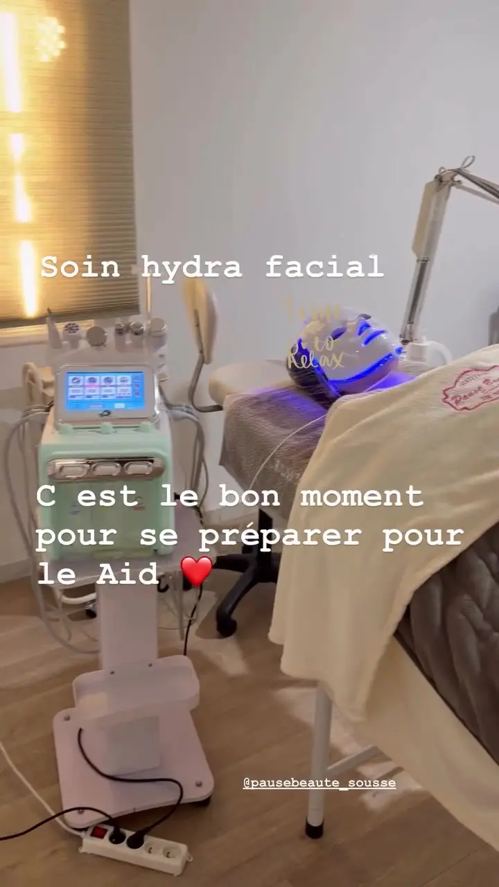 Un moment de soin visage — réalisation de Pause Beauté Sousse